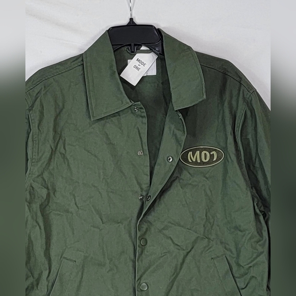 $80 Mode of One Mens Twill Coaches Jacket - Picture 5 of 9